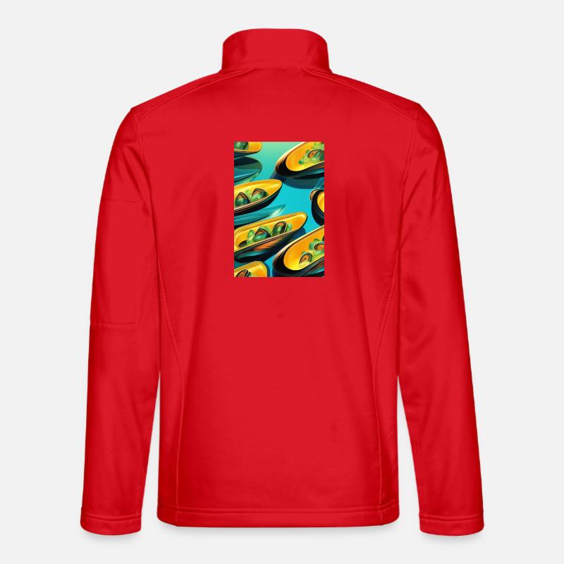 Mussels - Unisex Softshell Jacket - red
