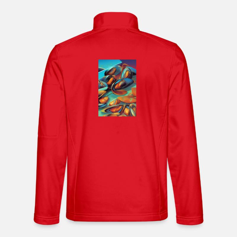 Mussels - Unisex Softshell Jacket - red