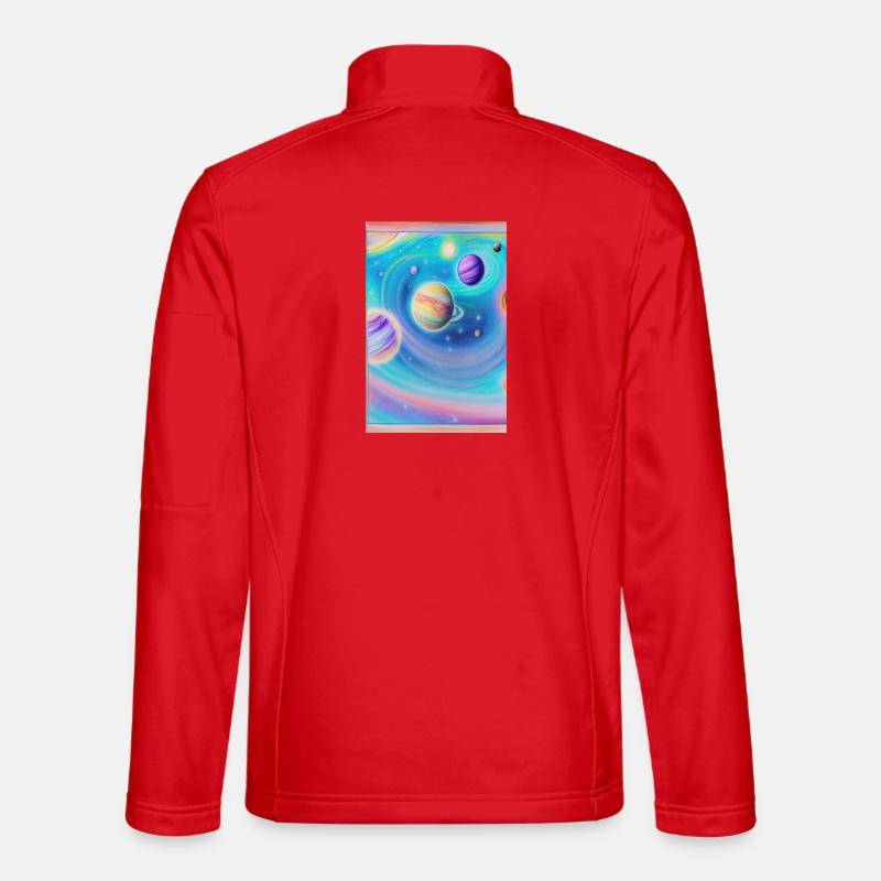 Space and planets Unisex Softshell Jacket