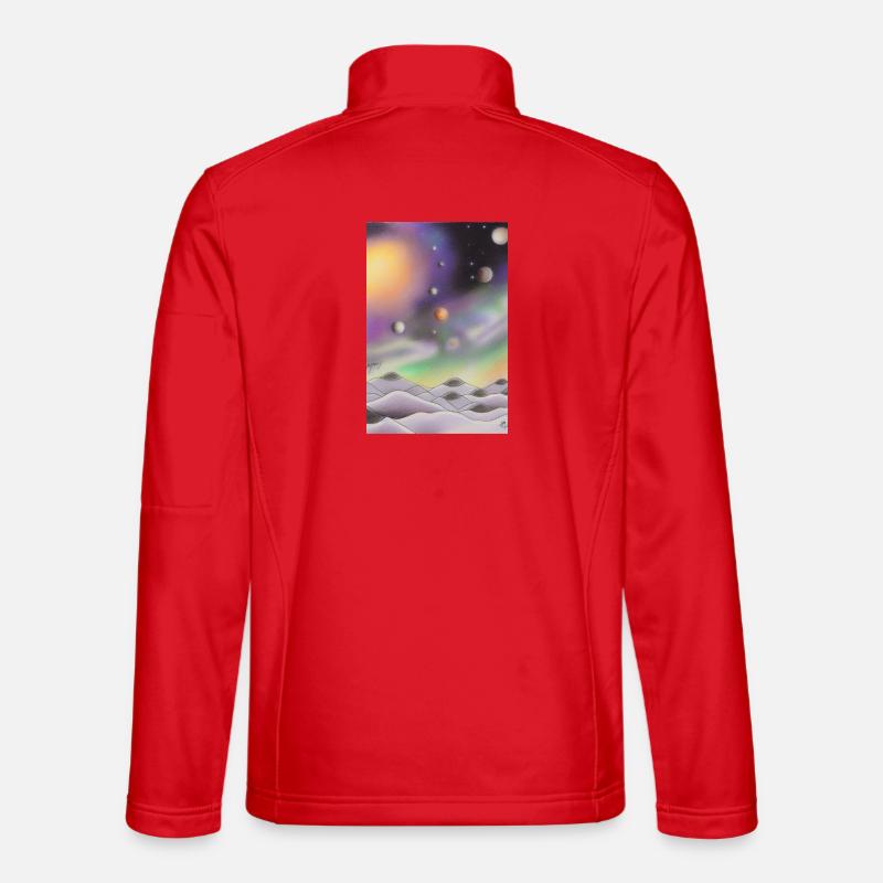 Space and planets Unisex Softshell Jacket