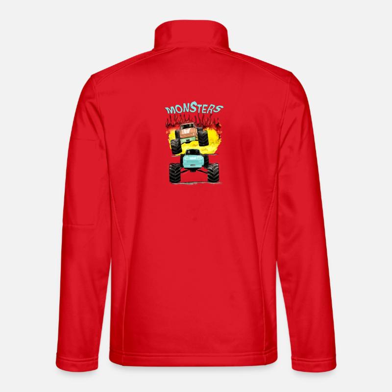 Monster trucks-off road Unisex Softshell Jacket