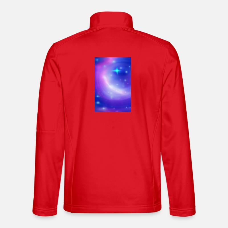 Galaxy Image - Unisex Softshell Jacket - red