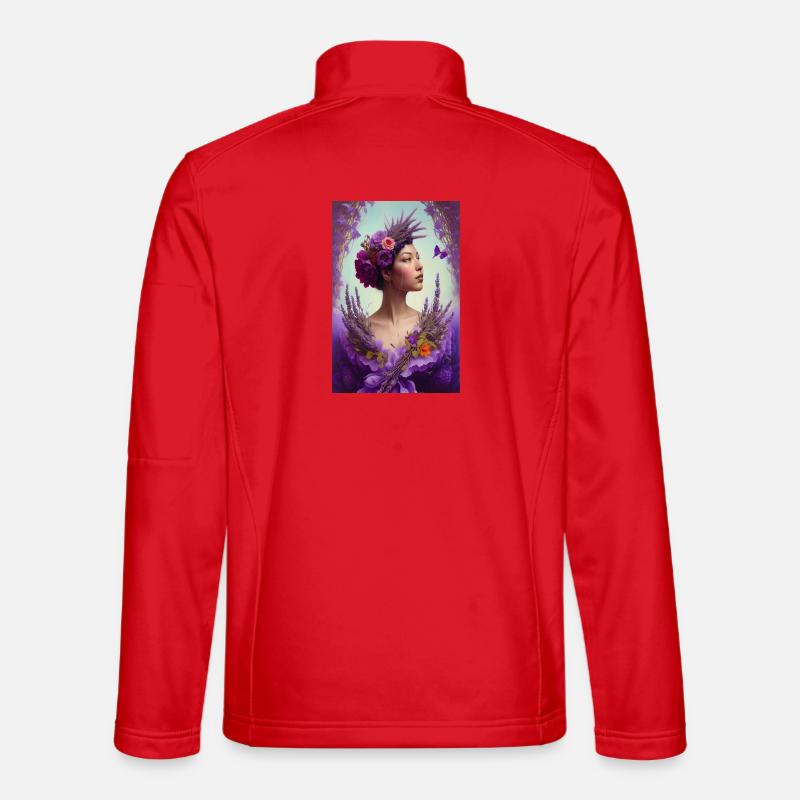 Lavandula - Unisex Softshell Jacket - red
