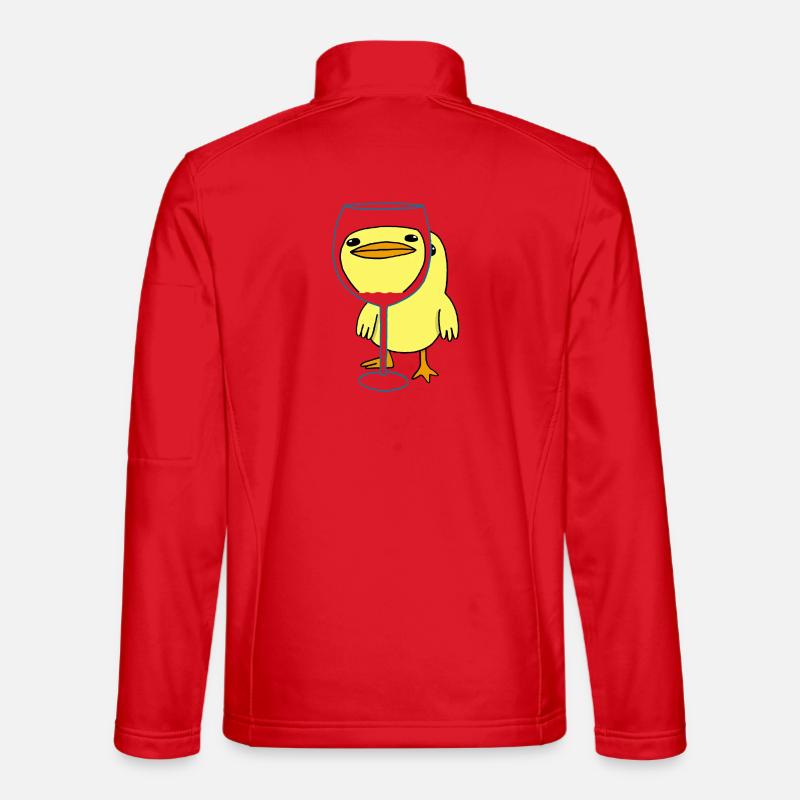 Kawaii-Küken - Unisex Softshelljacke - Rot