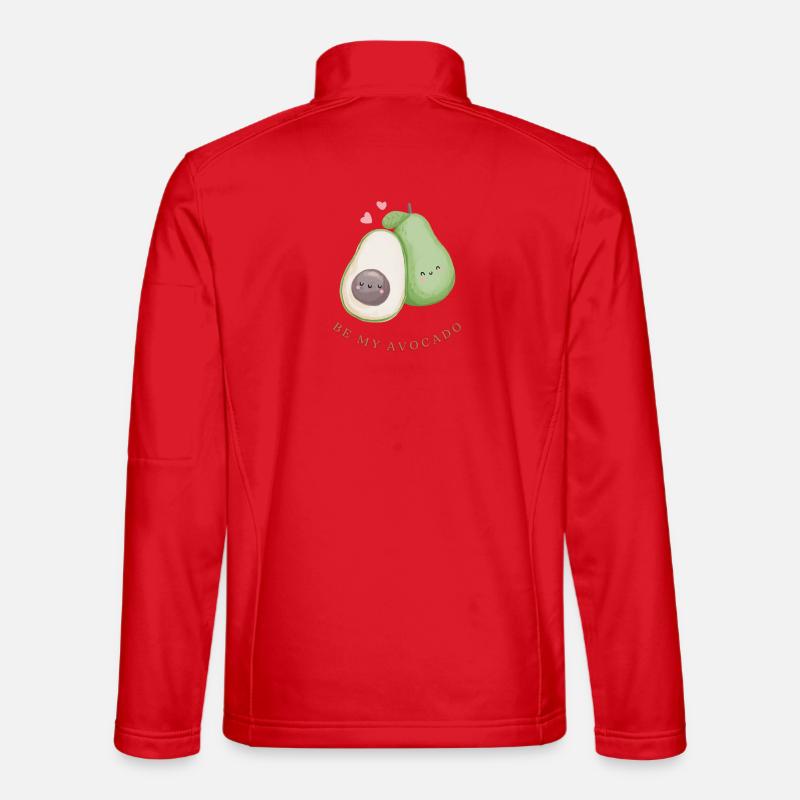 Be my avocado - Unisex Softshell Jacket - red