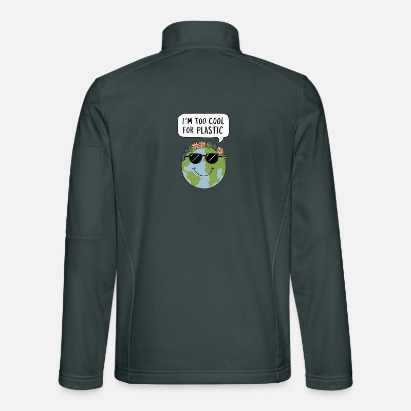 Too Cool for Plastic Unisex Softshell Jacket