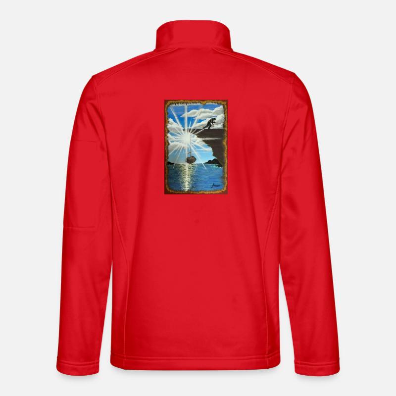 Life is hard - Unisex Softshell Jacket - red