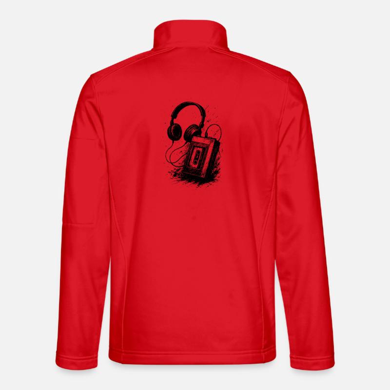 Analoger Klang - Unisex Softshelljacke - Rot