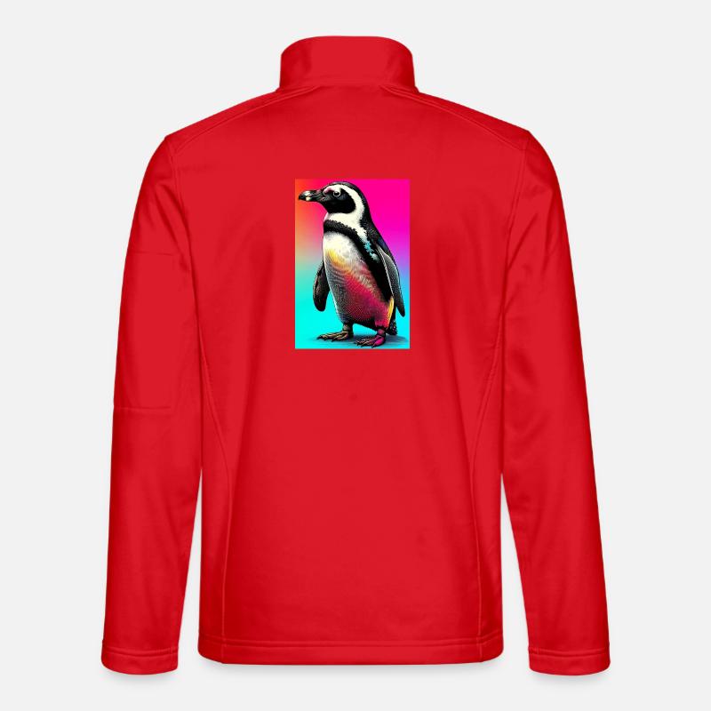 penguin - Unisex Softshell Jacket - red