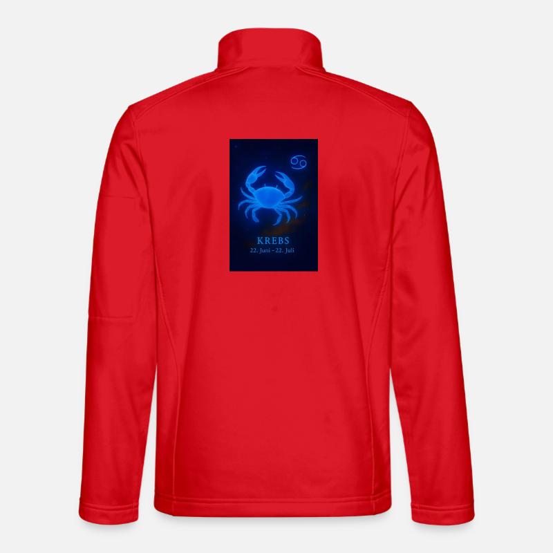 Krebs Sternzeichen 22.06. – 22.07. - Unisex Softshelljacke - Rot