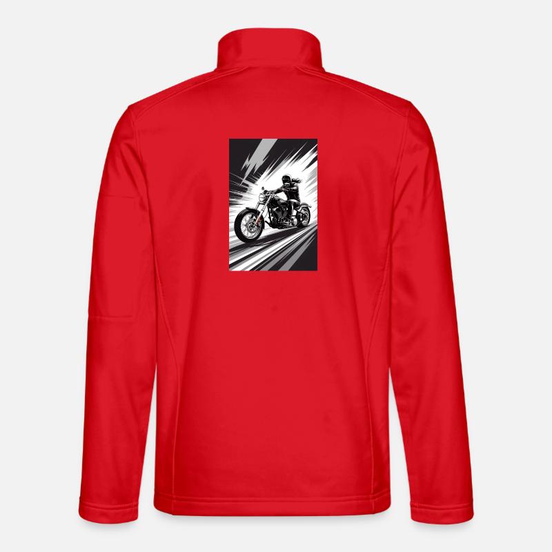 Chopper_Biker_Artwork_Collection_R03 Unisex Softshell Jacket