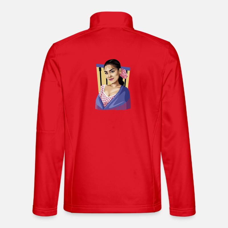 Andalusian Essence - Unisex Softshell Jacket - red