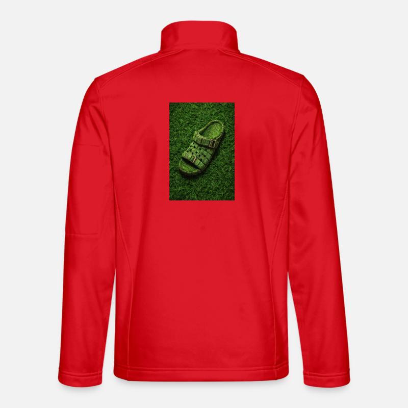 Eco Grass Sandale Design - Unisex Softshelljacke - Rot