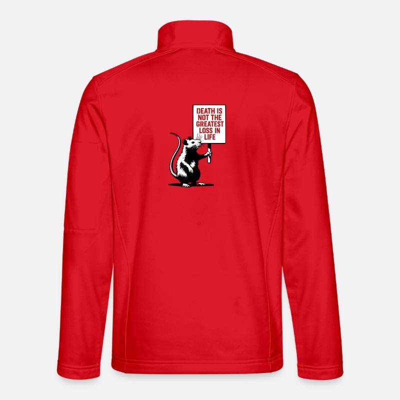 Death is not the greatest loss - Unisex Softshell Jacket - red