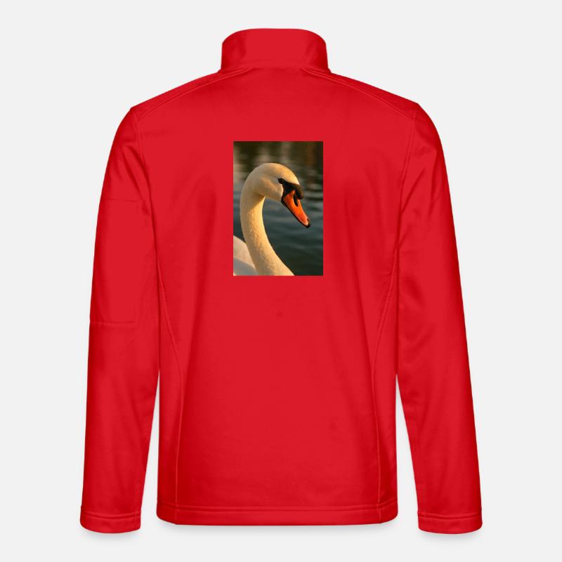 Vogel - Schwan Unisex Softshelljacke