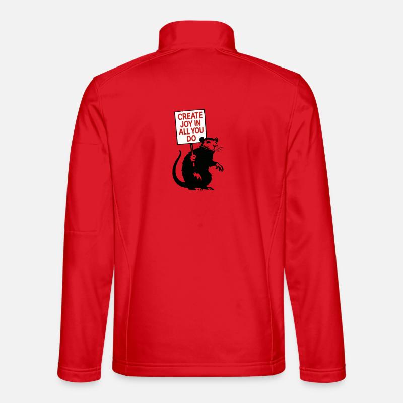 Joy in everything you do - Unisex Softshell Jacket - red
