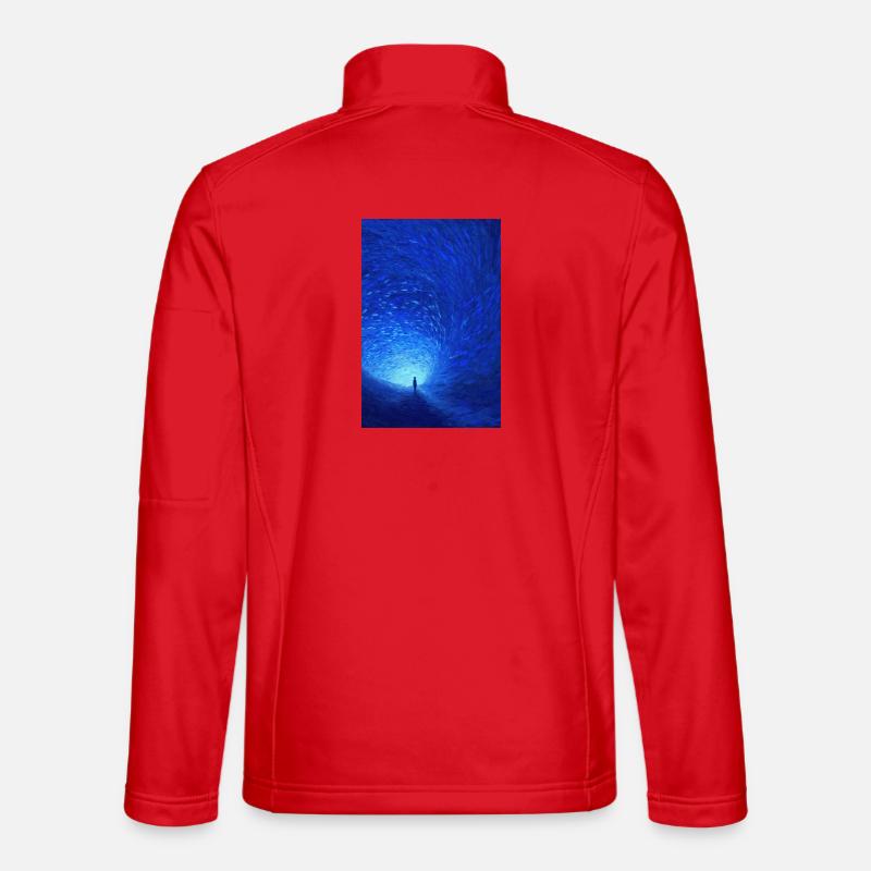 Azure Spiral Portal - Unisex Softshelljacke - Rot