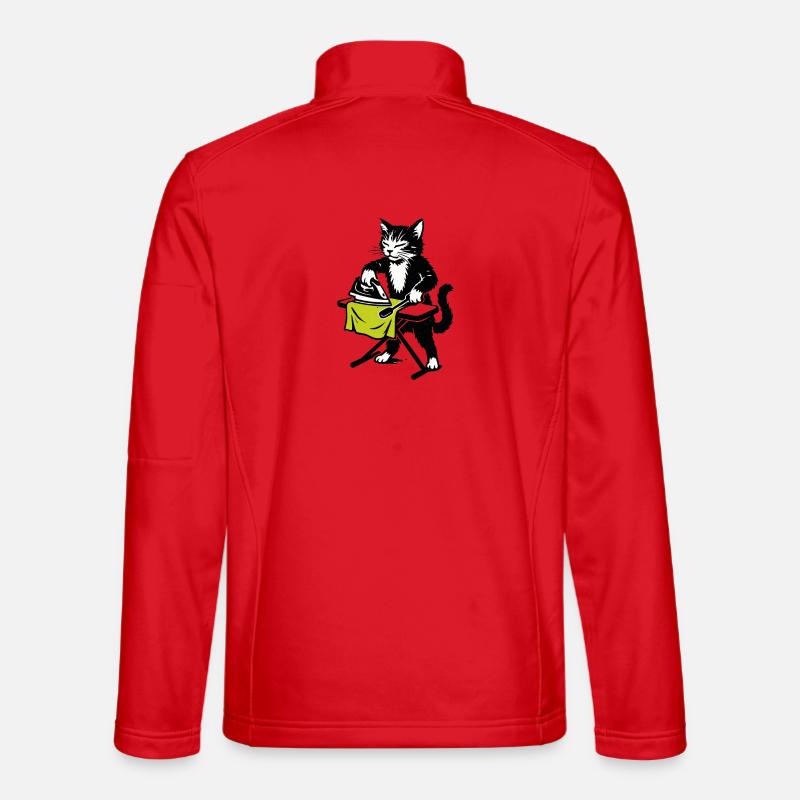 Chat à repasser : Chat farceur de la maison Veste en tissu softshell Unisexe