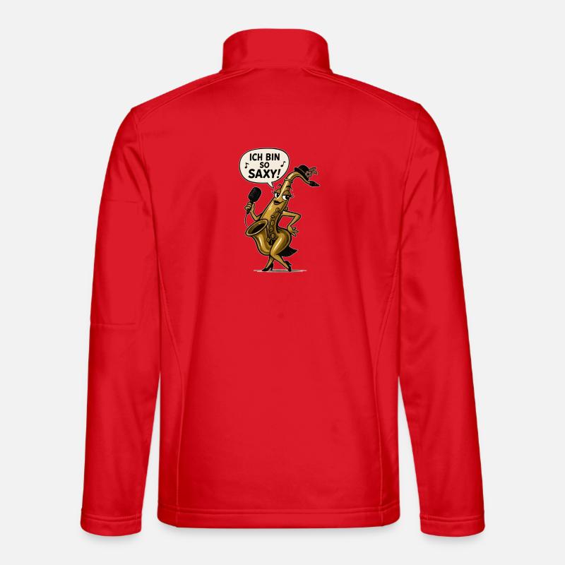 I'm So Saxy – Saxophone Diva - Veste en tissu softshell Unisexe - rouge