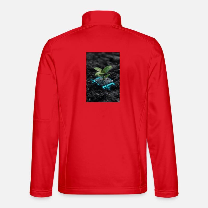 Cyber Seedling on Circuit Core Unisex Softshell Jacket