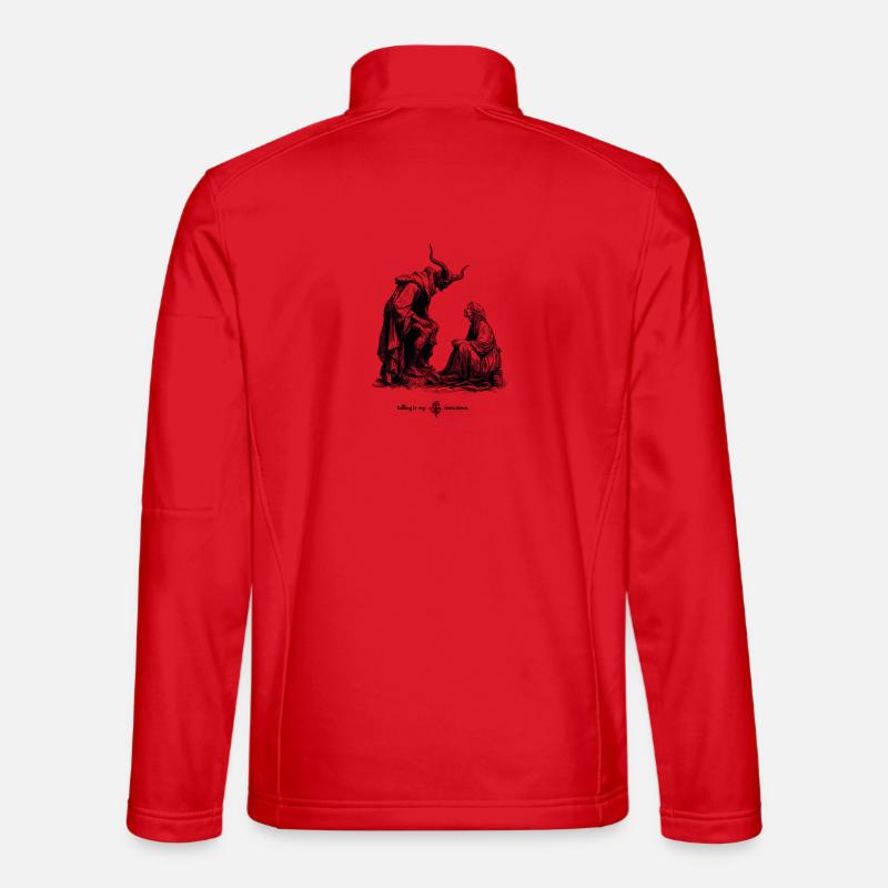 Demon Silhouette Unisex Softshell Jacket