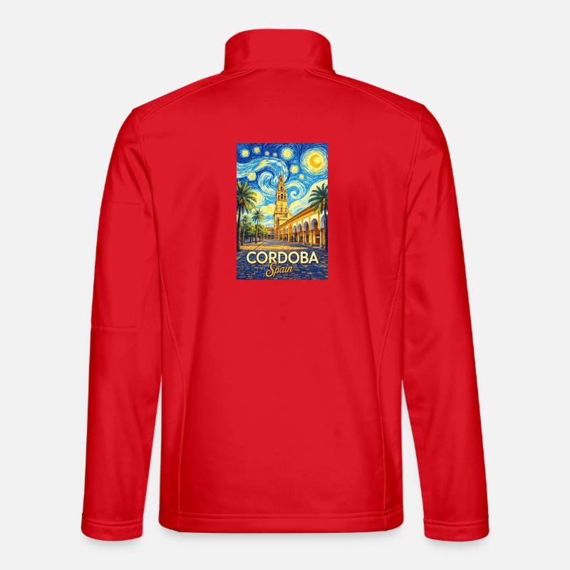 Cordoba Spain - Unisex Softshell Jacket - red