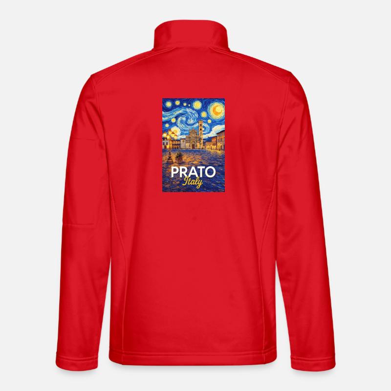Prato, Italy. - Unisex Softshell Jacket - red