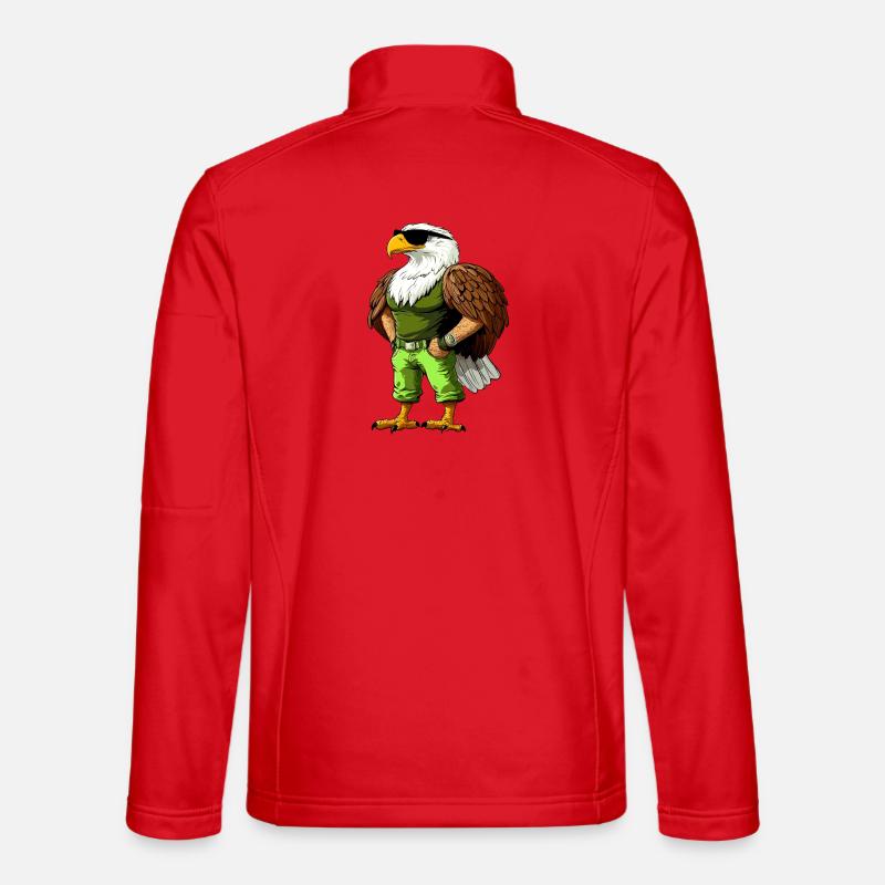 Cool Eagle - Unisex Softshell Jacket - red
