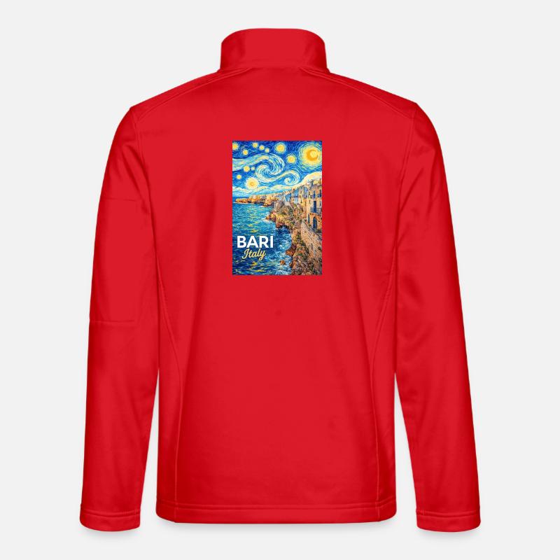 Bari, Italien - Unisex Softshelljacke - Rot