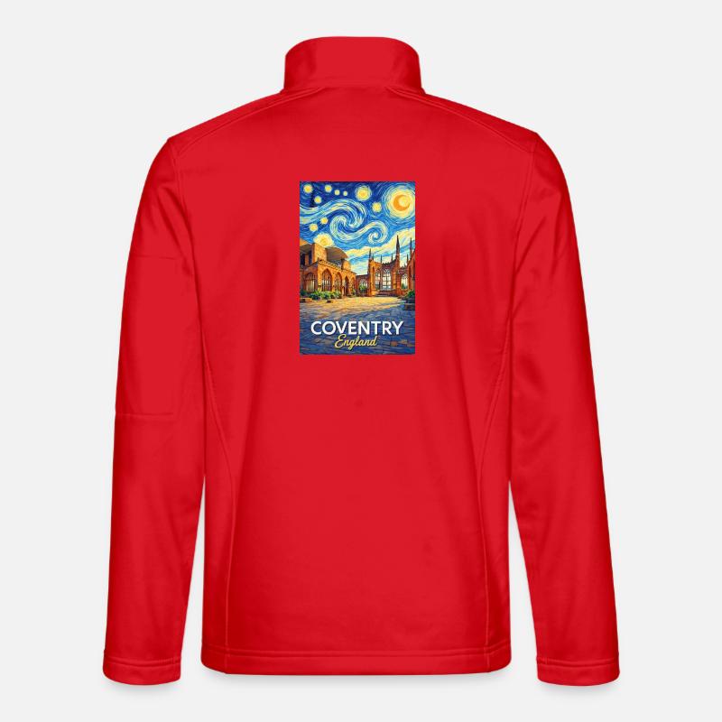 Coventry, England - Unisex Softshell Jacket - red