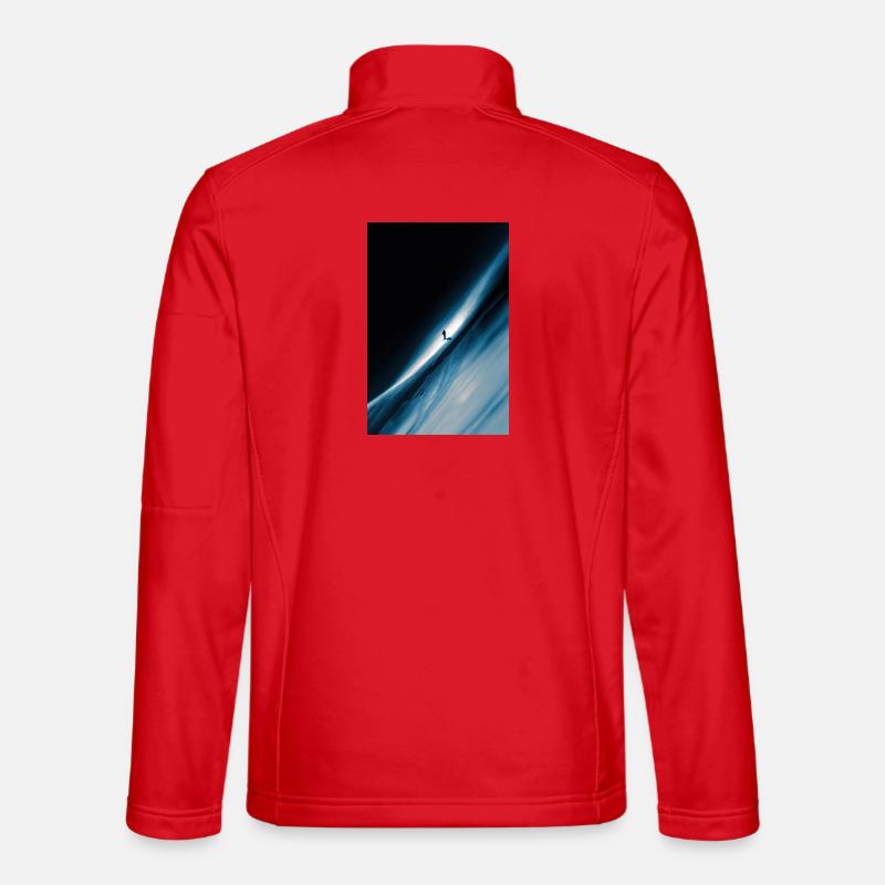 Blue Horizon Ascent - Unisex Softshell Jacket - red