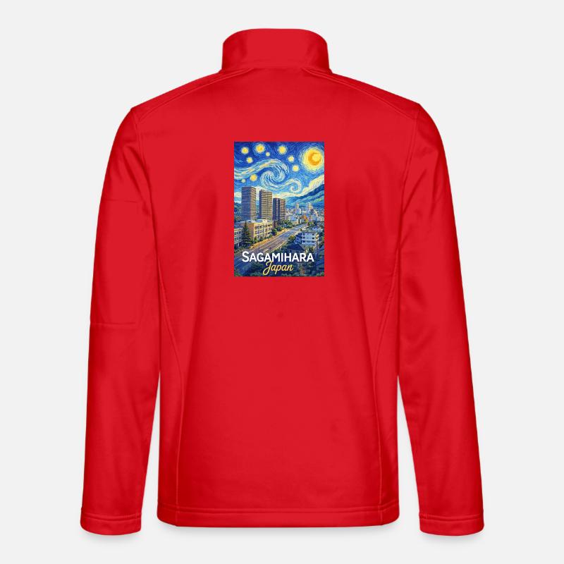 Sagamihara, Japan - Unisex Softshelljacke - Rot