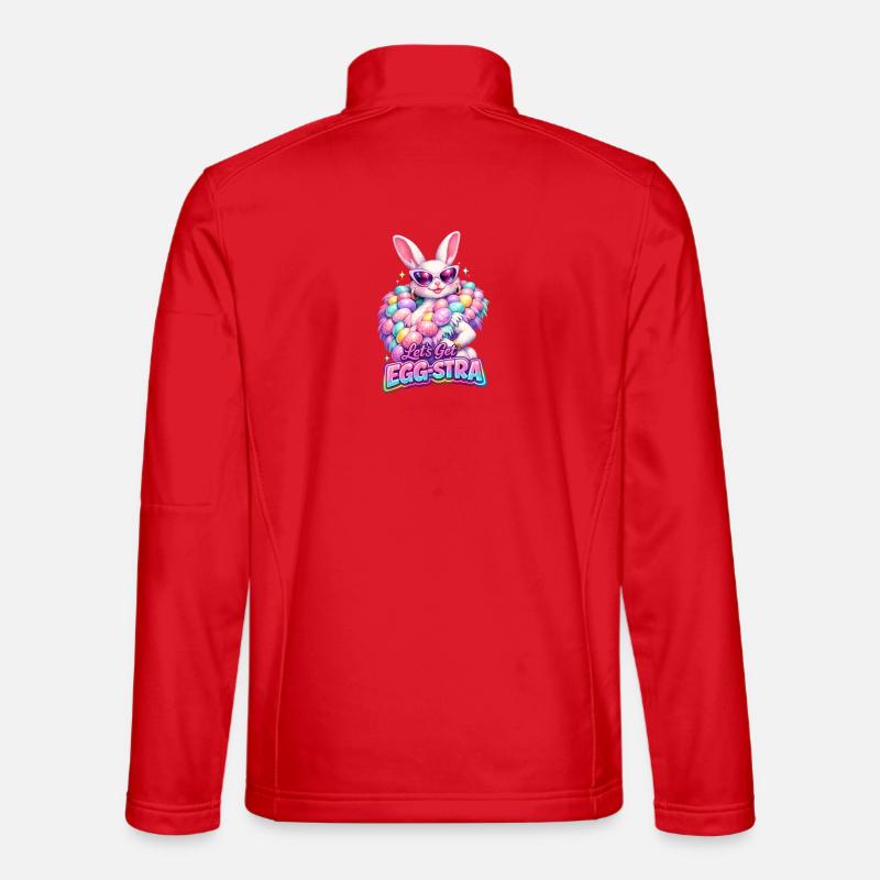 Ostern Lets Get Egg-stra - Unisex Softshelljacke - Rot