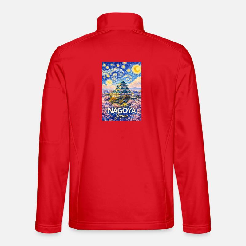 Nagoya Japan - Unisex Softshelljacke - Rot