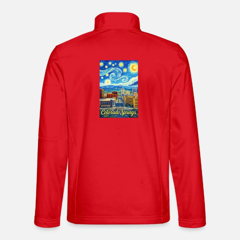 Sorgenti del Colorado - Giacca softshell unisex - rosso