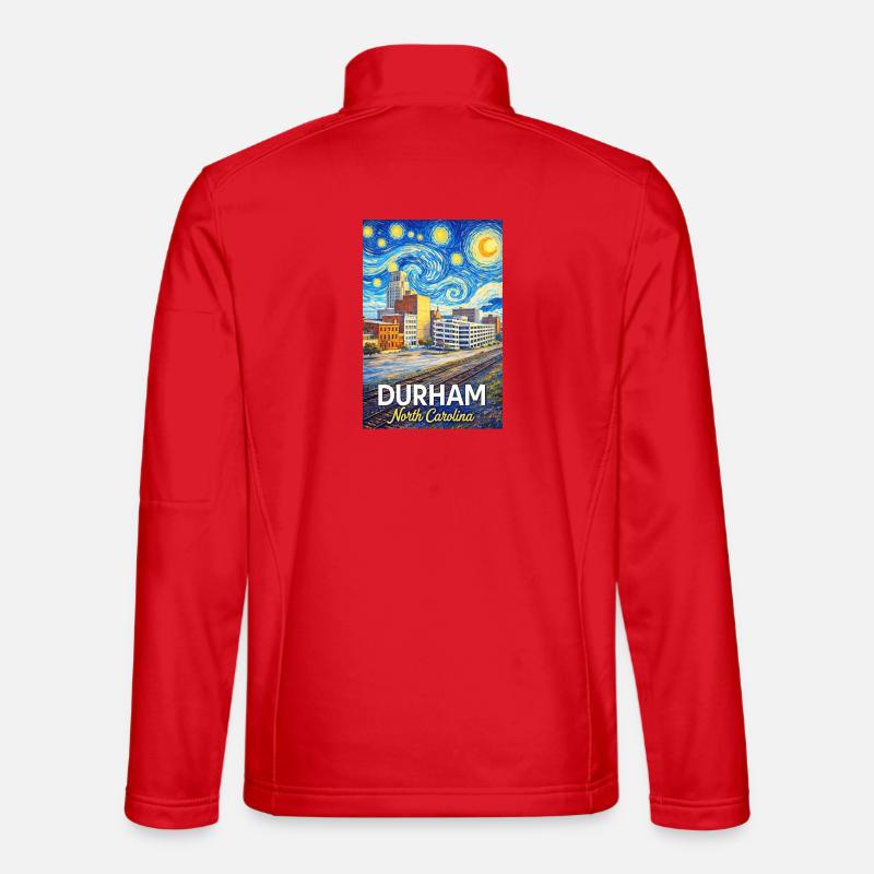 Durham, North Carolina - Unisex Softshelljacke - Rot