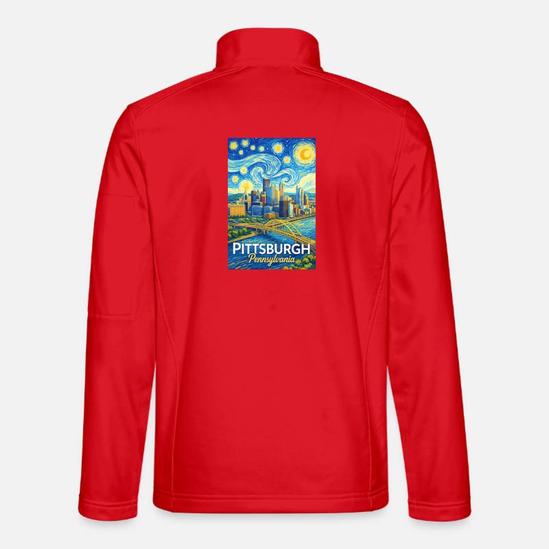 Pittsburgh, Pennsylvania Unisex Softshell Jacket