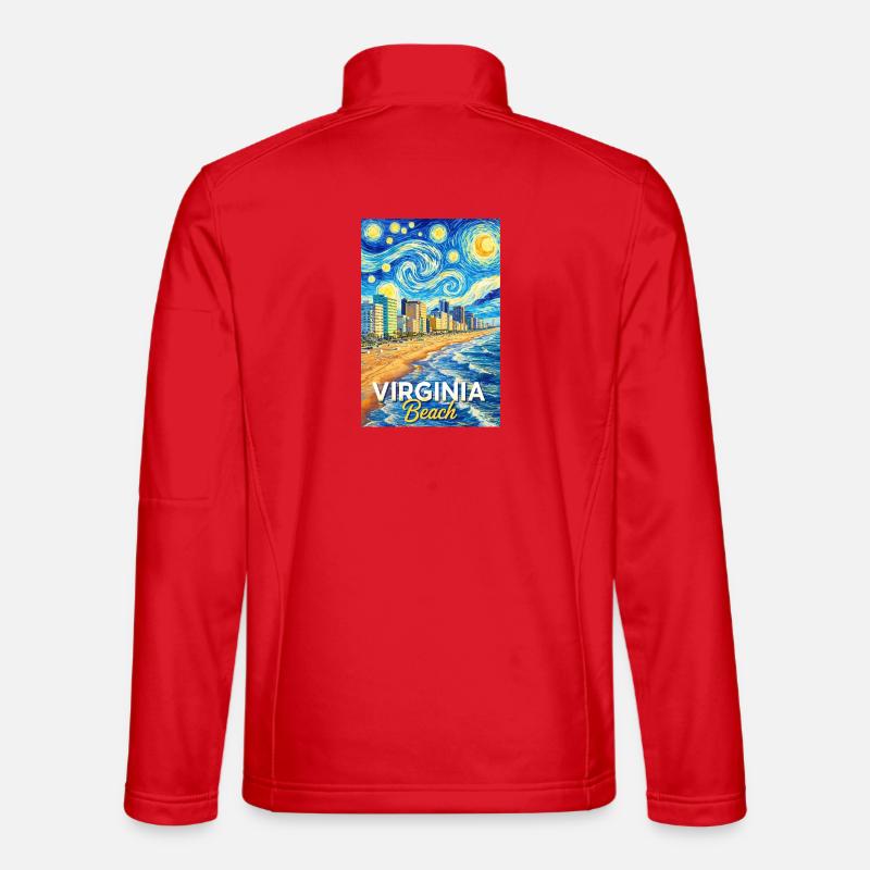 Plage de Virginie Veste en tissu softshell Unisexe