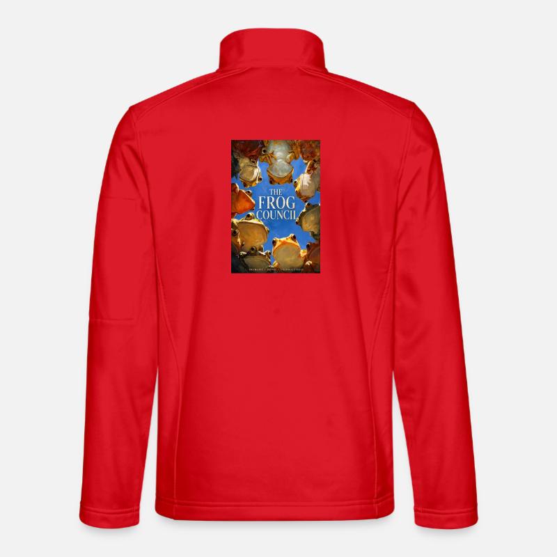 Der Frosch-Ratskreis - Unisex Softshelljacke - Rot