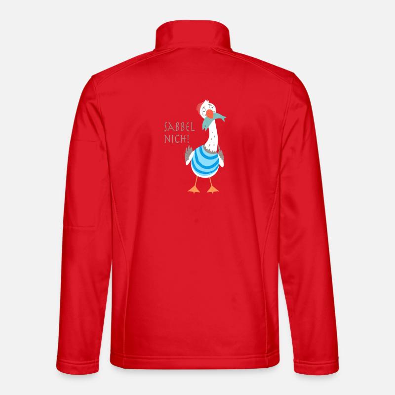 Sabbel nich Norddeutsch Plattdeutsch - Unisex Softshell Jacket - red