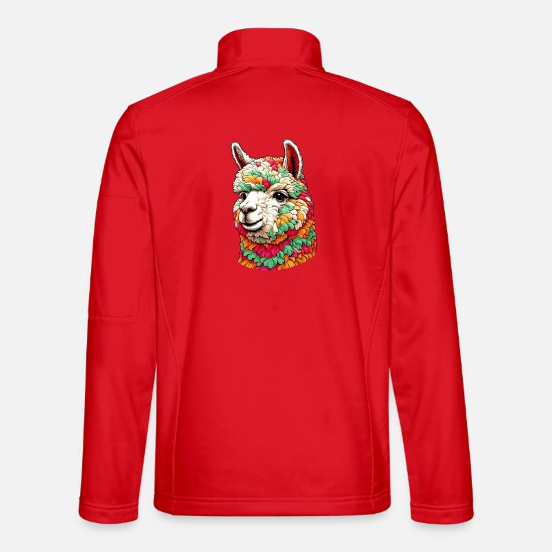 Alpaca - Unisex Softshell Jacket - red