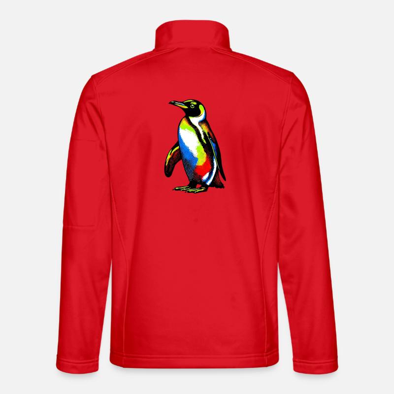 Penguin - Unisex Softshell Jacket - red