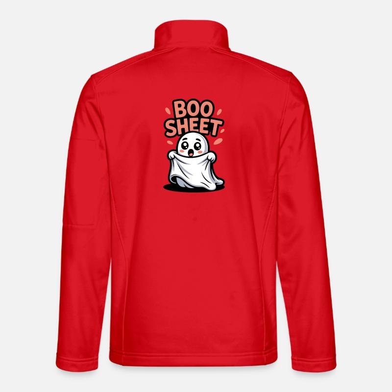 Terribly sweet ghost graphics - Unisex Softshell Jacket - red