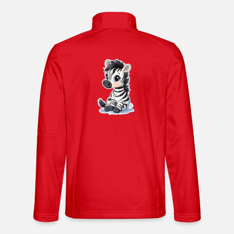 Zebra - Unisex Softshell Jacket - red