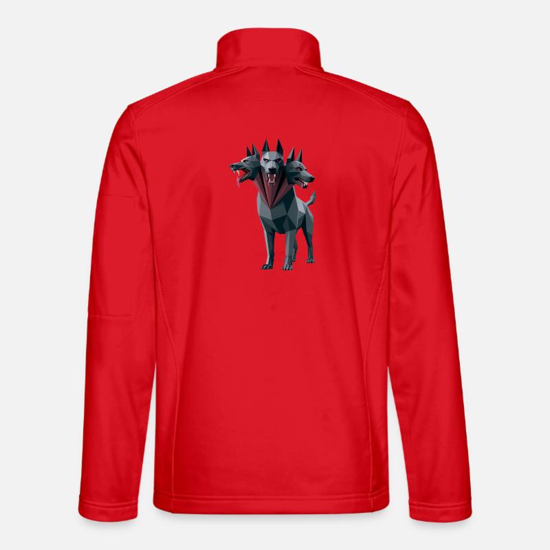 Cerberus - Cool Low Poly  Logo Veste en tissu softshell Unisexe