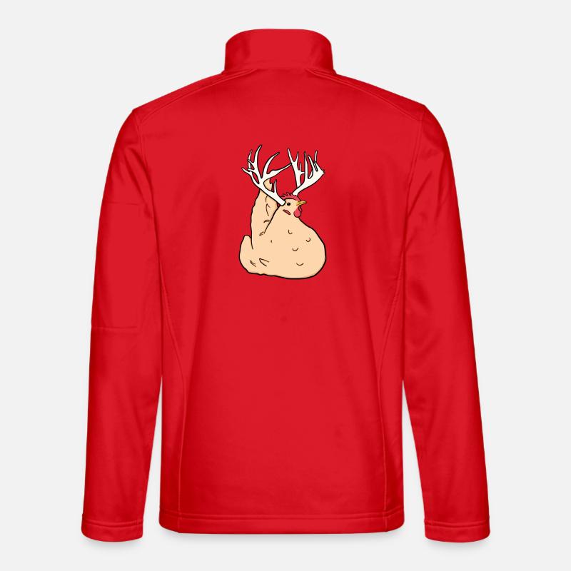 Orpingtons - Unisex Softshelljacke - Rot