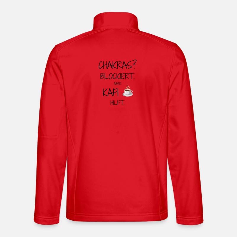 Statement design – irony meets everyday life - Unisex Softshell Jacket - red