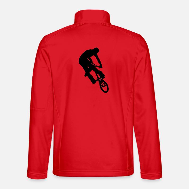 Fahrrad - Unisex Softshelljacke - Rot