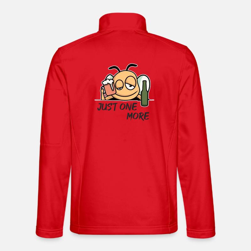 Just One More - Unisex Softshelljacke - Rot
