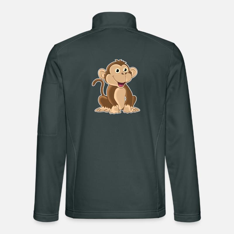 Lustiger Affe Unisex Softshelljacke